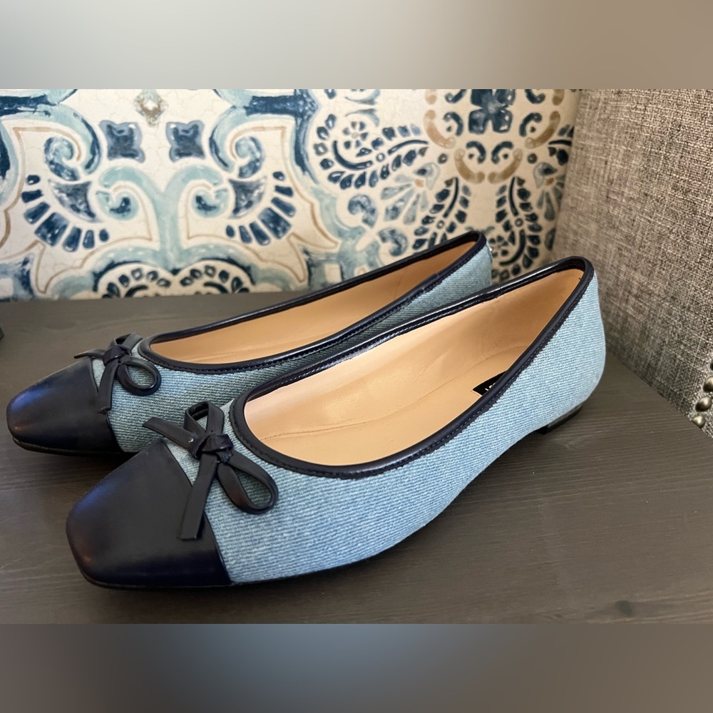 Nine West Cap Toe Ballet Flats